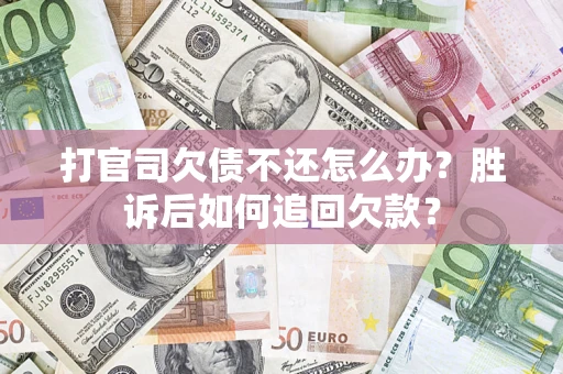 北京打官司欠债不还怎么办？胜诉后如何追回欠款？