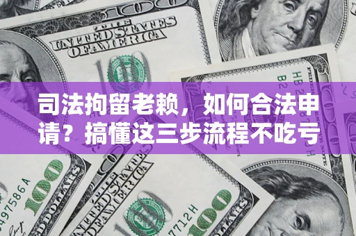 北京司法拘留老赖，如何合法申请？搞懂这三步流程不吃亏！