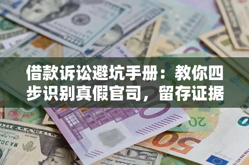 北京借款诉讼避坑手册：教你四步识别真假官司，留存证据不踩雷
